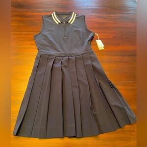 Tory Burch Performance Pleated Collar Golf Dress